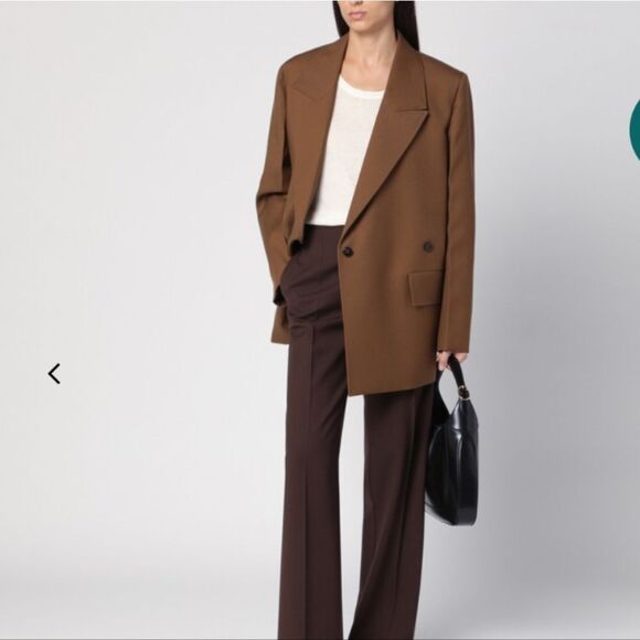 LouLou Studio Ribbed Long Sleeve Top S - Picture 2 of 9